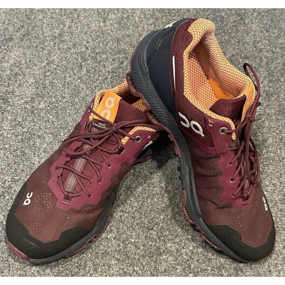 On Running Shoes - On Cloud Cloudventure Trail Running Shoes Women’s Size 8.5 Mulberry/Orange